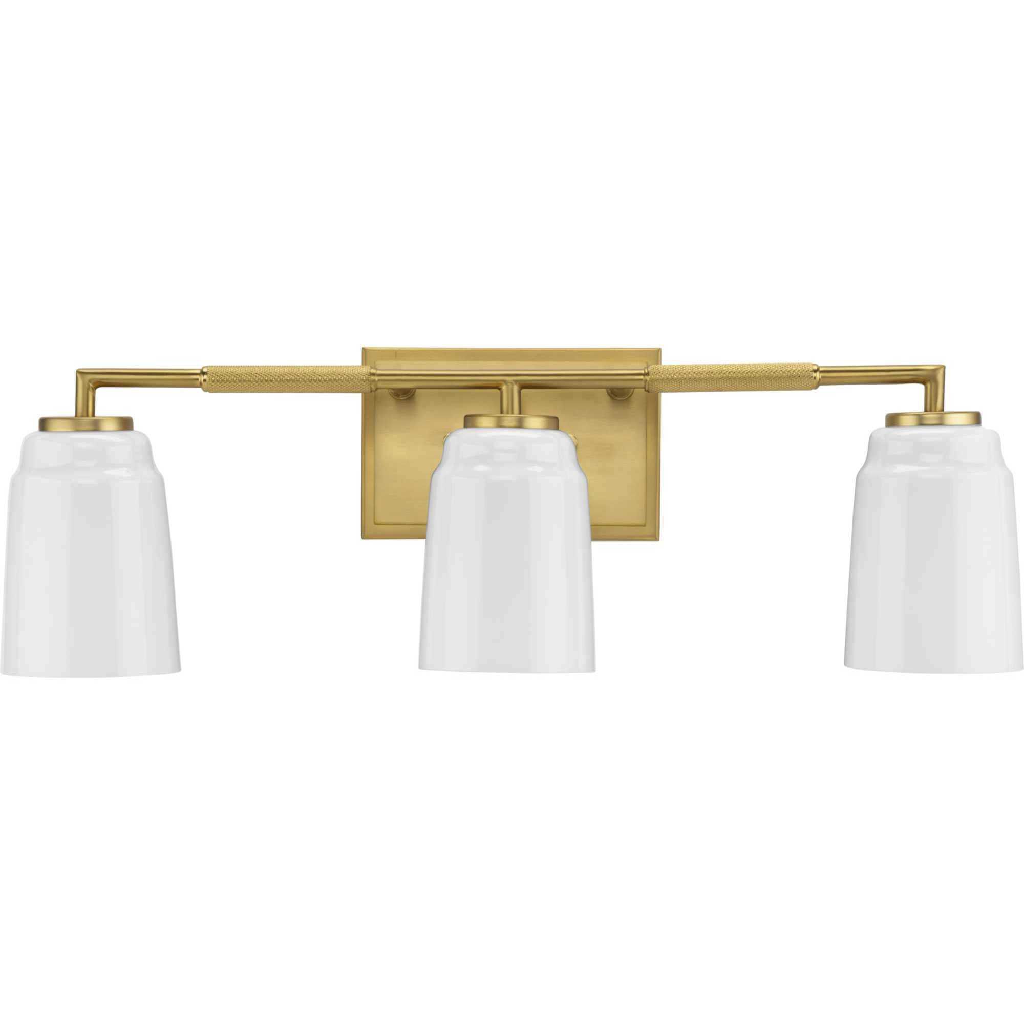 Spenser 3 Light 23.37 inch Brushed Gold Vanity Light Wall Light