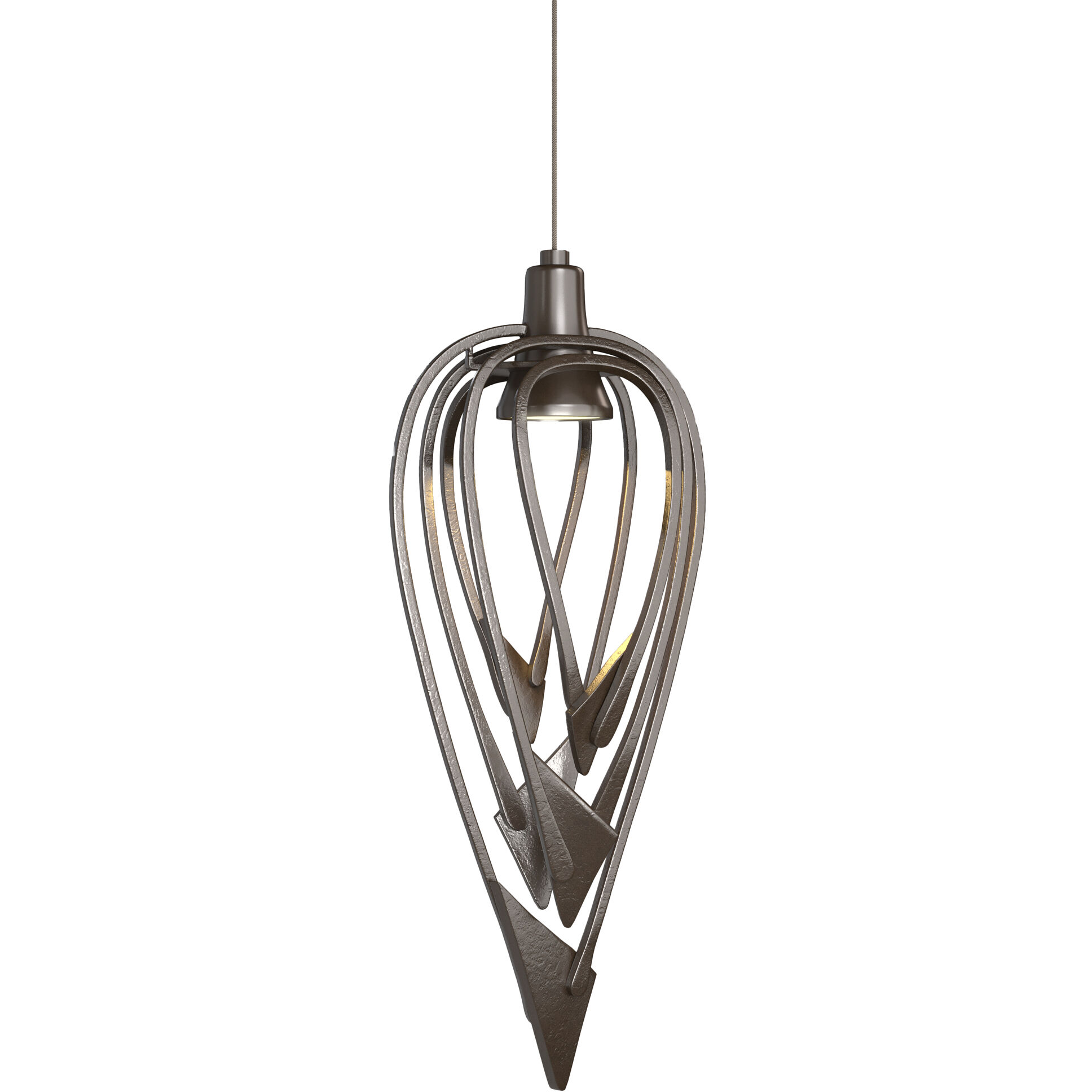 Amulet 1 Light 7.5 inch Oil Rubbed Bronze Mini Pendant Ceiling Light - Open Box