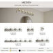 Merry 1 Light 5.75 inch Brushed Nickel Bath Vanity Wall Light