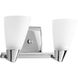 Rizu 2 Light 14 inch Polished Chrome Bath Vanity Wall Light
