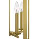 Vertex 4 Light 15 inch Brushed Gold Foyer Light Ceiling Light