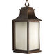 Salute 1 Light 18 inch Oil Rubbed Bronze Outdoor Wall Lantern