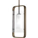 Coupe 1 Light 9 inch Venetian Bronze Outdoor Hanging Lantern