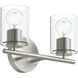 Replay 2 Light 13 inch Brushed Nickel Bath & Vanity Light Wall Light