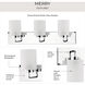 Merry 3 Light 24 inch Polished Chrome Bath Vanity Light Wall Light
