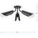 Cornett LED 24 inch Matte Black Semi-Flush Mount Ceiling Light