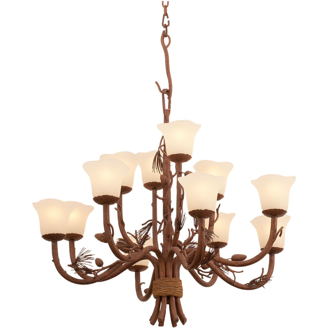 Ponderosa 12 Light 34.50 inch Chandelier