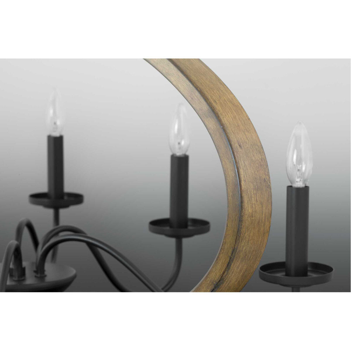 Fontayne 6 Light 22 inch Antique Bronze Chandelier Ceiling Light, Design Series