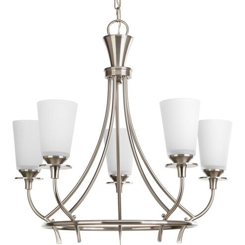 Cantata 5 Light 23 inch Brushed Nickel Chandelier Ceiling Light