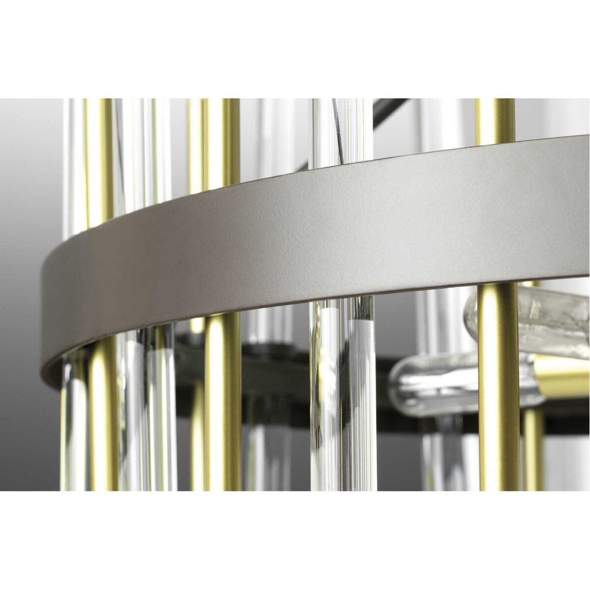 Orrizo 6 Light 24 inch Matte Black Chandelier Ceiling Light, Design Series