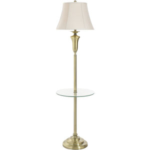 Signature 61 inch 150 watt Antique Brass Floor Lamp Portable Light