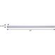 AirPro White Fan Downrod, 24in
