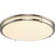 Abide LED LED 17.7 inch Brushed Nickel Flush Mount Ceiling Light, Large, Progress LED