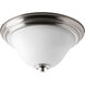 Cantata 2 Light 15 inch Brushed Nickel Flush Mount Ceiling Light