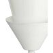 Pinellas 3 Light 12 inch White Plaster Pendant Ceiling Light, Design Series