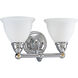 Botanical 2 Light 16 inch Polished Chrome Bath Vanity Wall Light