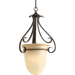 Torino 3 Light 20 inch Forged Bronze Hall & Foyer Ceiling Light in Tea-Stained