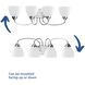 Heart 4 Light 29.88 inch Polished Chrome Bath Vanity Wall Light