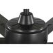 Brazas 56 inch Matte Black with Distressed Ebony Blades Ceiling Fan