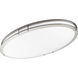 Modular Fluorescent 2 Light 33 inch Brushed Nickel Flush Mount Ceiling Light in Circline Fluorescent