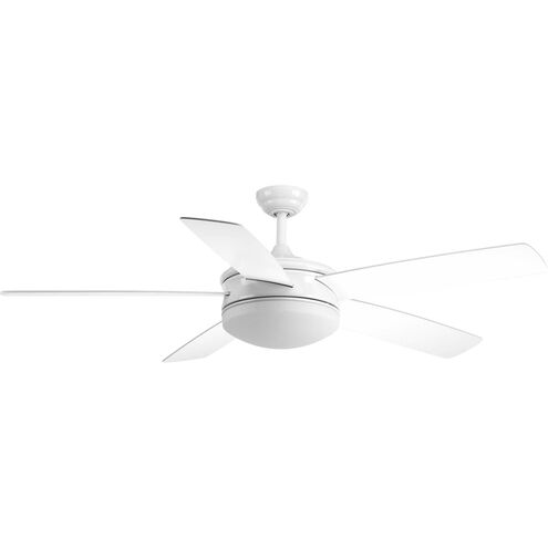Fresno 60 inch White Ceiling Fan, Progress LED