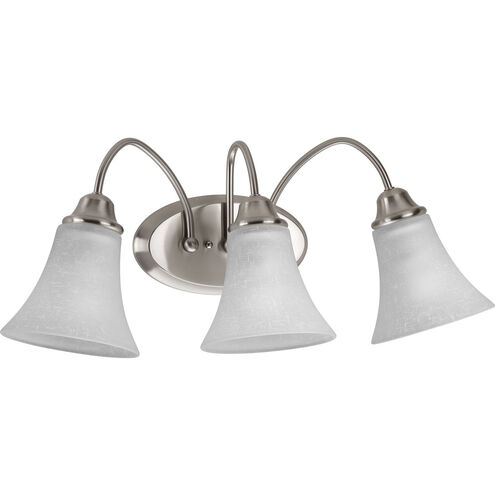 Tally 3 Light 22.75 inch Brushed Nickel Bath Vanity Wall Light