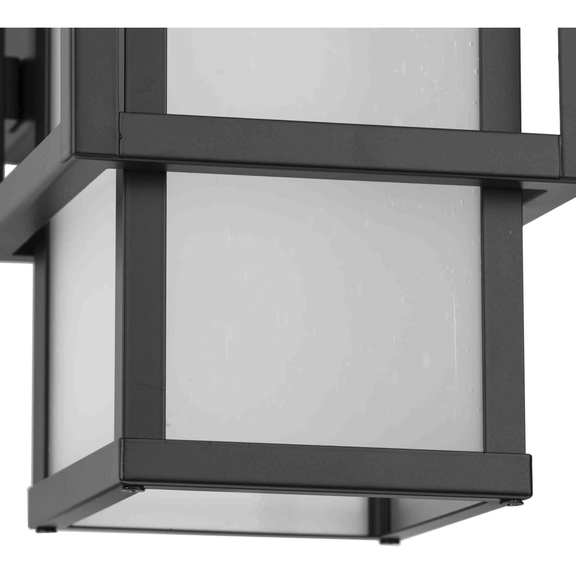 Unison 2 Light 18 inch Matte Black Outdoor Wall Lantern