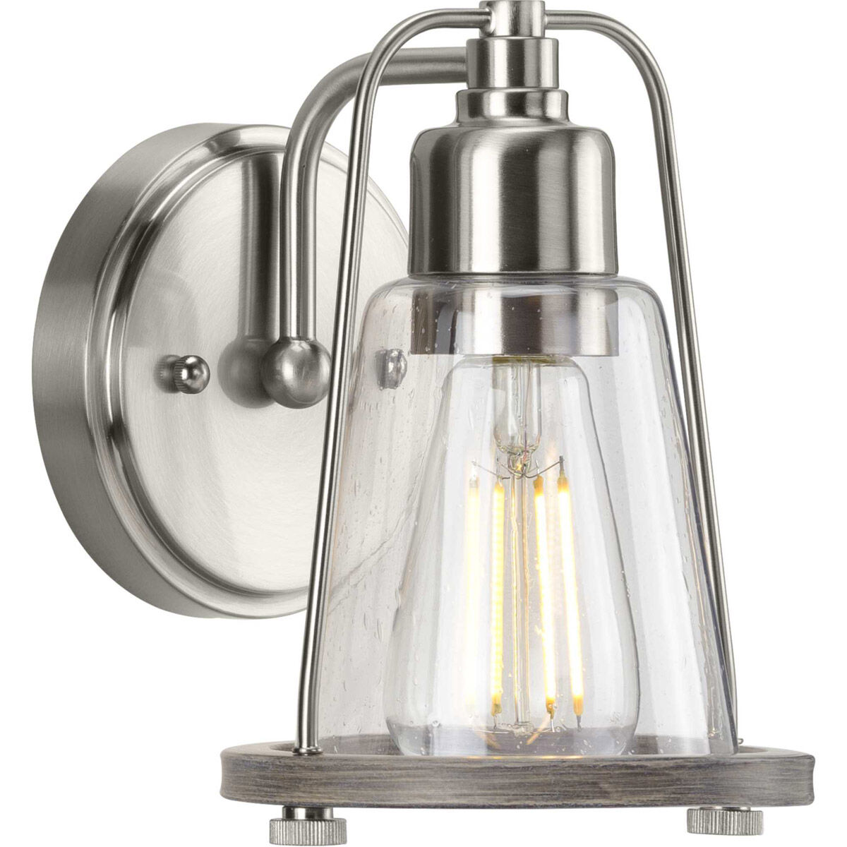 6 bulb vanity hot sale light brushed nickel