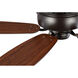 Edgefield 52 inch Architectural Bronze with Classic Walnut/Medium Cherry Blades Ceiling Fan