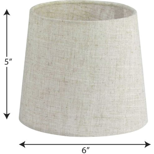 Accessory Shade Flax Linen Chandelier Shade