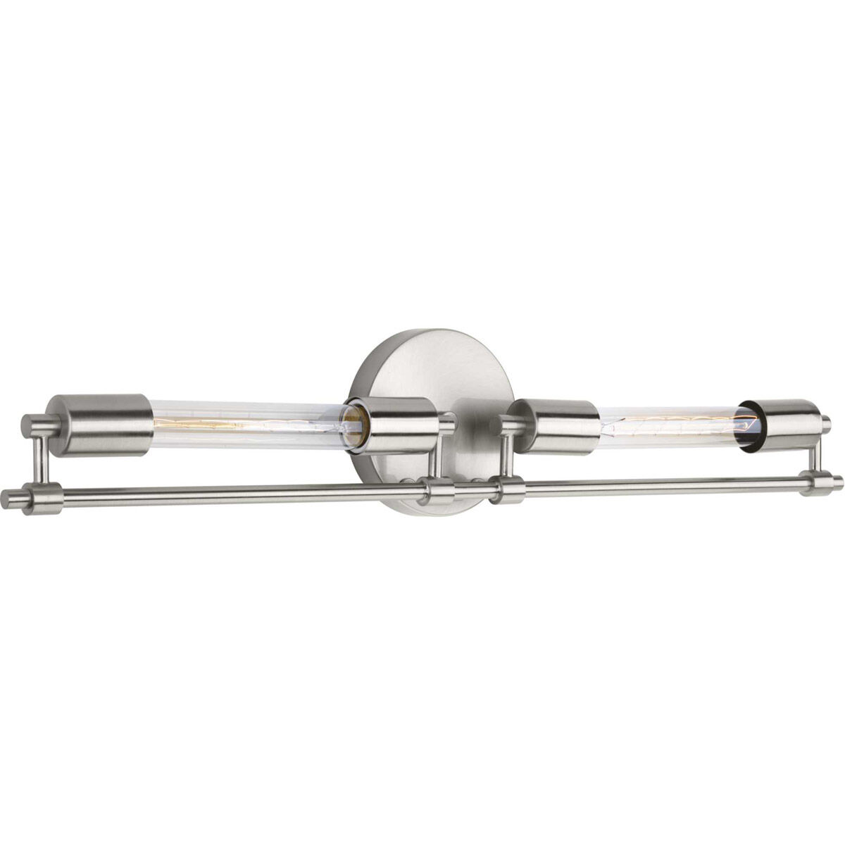 Circuit 2 Light 27.25 inch Brushed Nickel Bath Vanity Wall Light