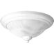 Travera 2 Light 15 inch Textured White Close-to-Ceiling Ceiling Light
