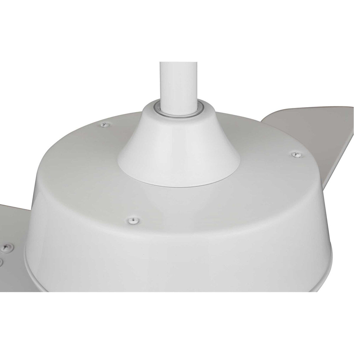 Drift 32 inch White with White/Driftwood Blades Ceiling Fan