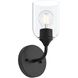 Ilia 1 Light 6 inch Matte Black Wall Sconce Wall Light