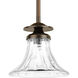 Bliss 1 Light 7 inch Antique Bronze Mini-Pendant Ceiling Light