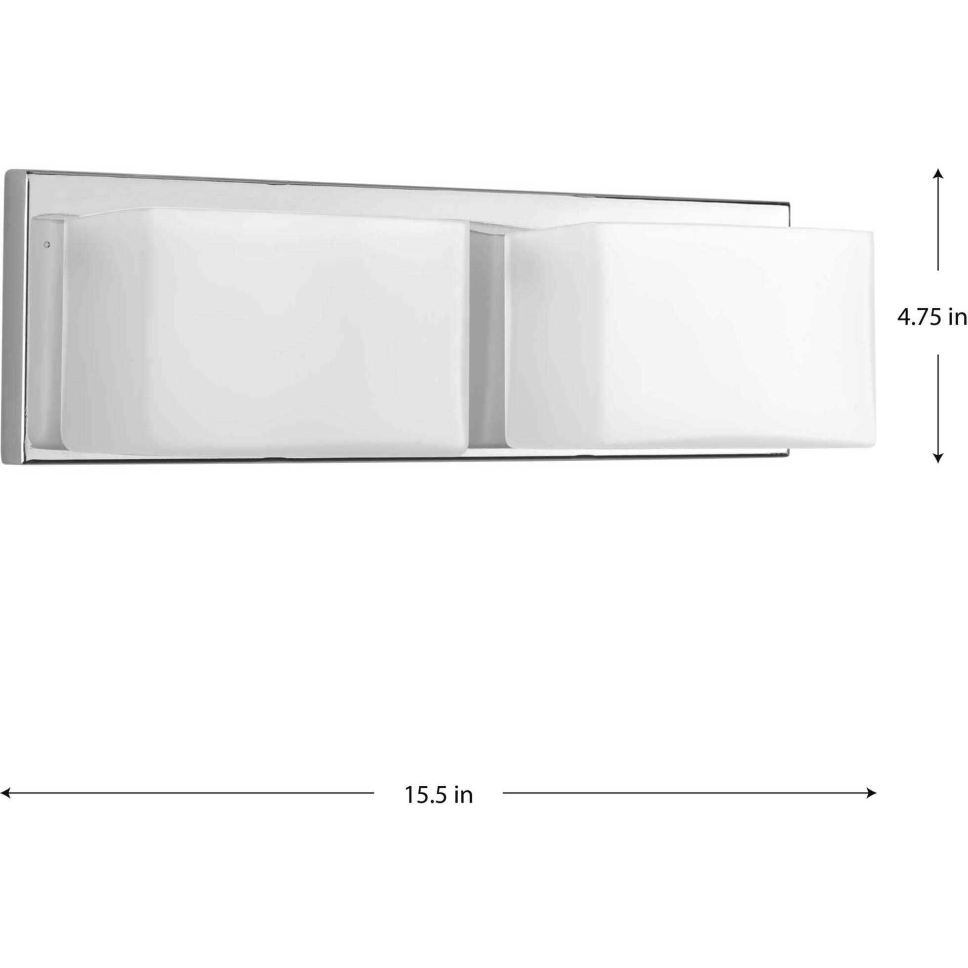 Ace LED LED 15.5 inch Polished Chrome Bath Vanity Wall Light, Progress LED
