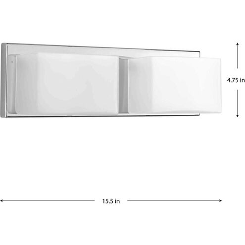 Ace LED LED 16 inch Polished Chrome Bath Vanity Wall Light, Progress LED