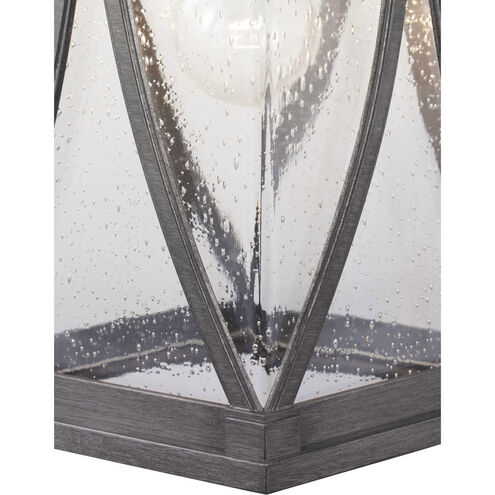 Abbott 1 Light 16 inch Antique Pewter Outdoor Wall Lantern, Medium