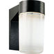Hard-Nox 2 Light 7 inch Black Outdoor Wall Lantern