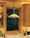 Arts and Crafts 3 Light 10 inch Weathered Bronze Hall & Foyer Ceiling Light