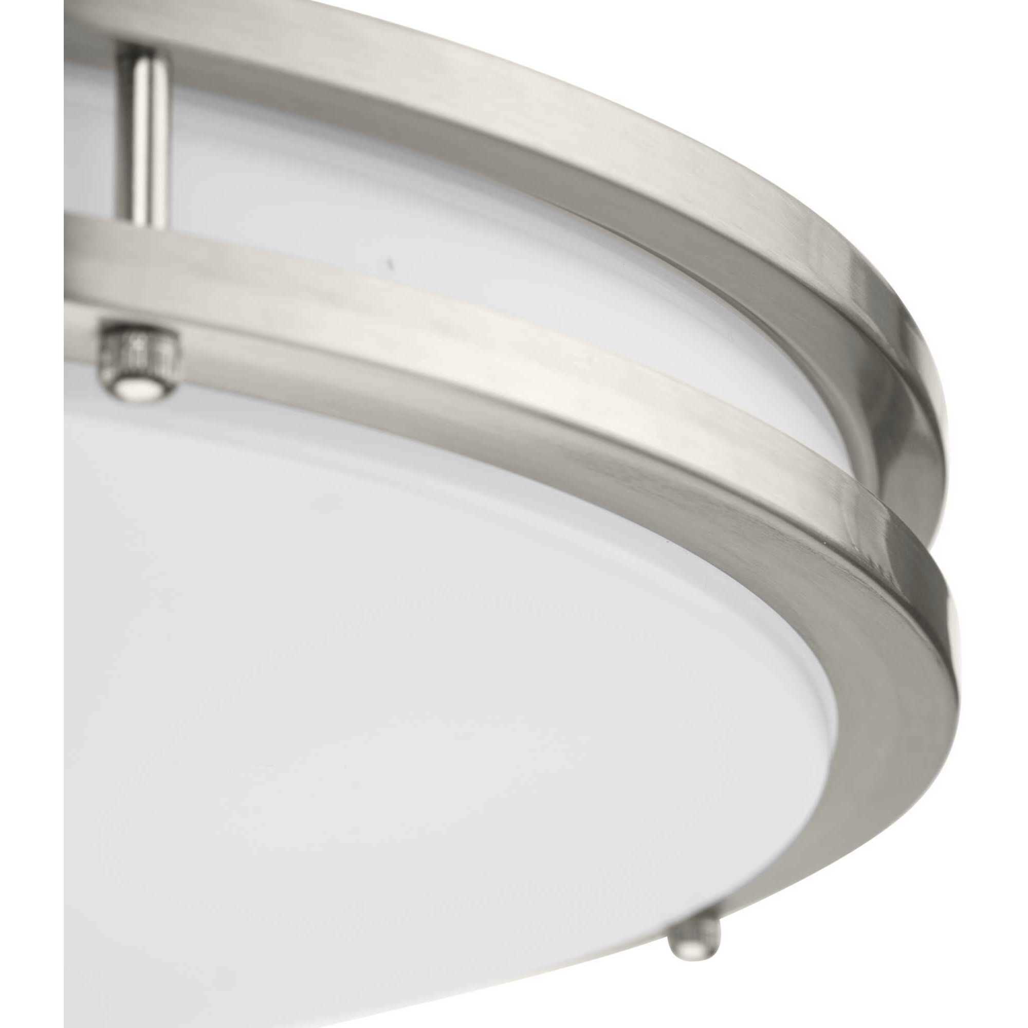 Abide LED LED 17.7 inch Brushed Nickel Flush Mount Ceiling Light, Large, Progress LED