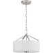 Goodwin 2 Light 13 inch Brushed Nickel Semi-Flush Mount Convertible Ceiling Light