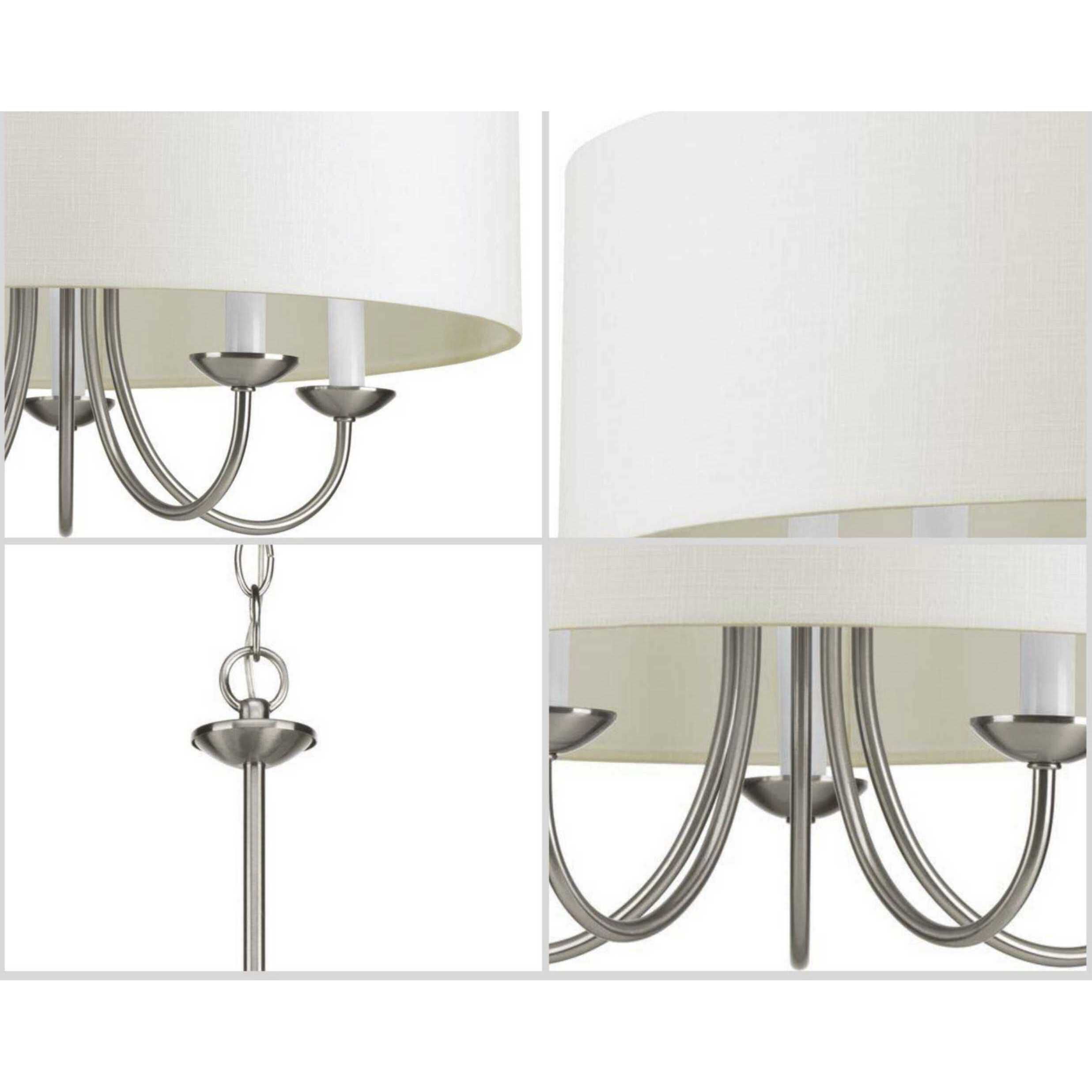 Progress lighting drum chandelier outlet