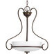 Flirt 3 Light 22 inch Antique Bronze Foyer Pendant Ceiling Light