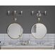 Debut 3 Light 24 inch Brushed Nickel Bath Vanity Wall Light, Design Series