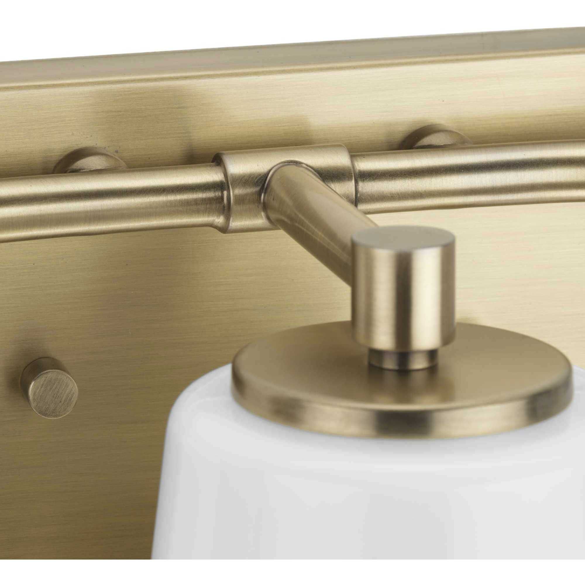Haven 3 Light 24 inch Vintage Brass Bath Light Wall Light