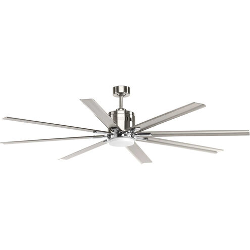 Vast 72 inch Brushed Nickel Ceiling Fan, Progress LED