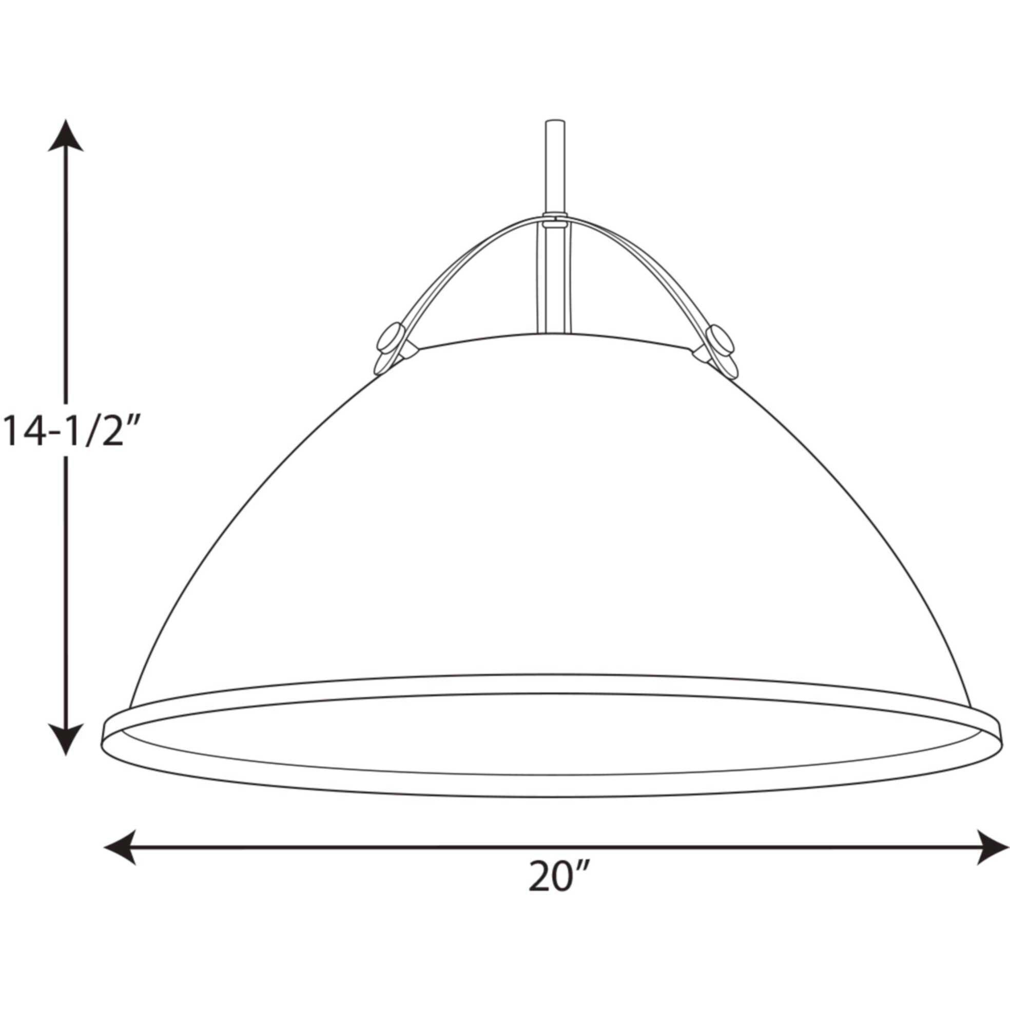 Tre 1 Light Graphite Pendant Ceiling Light, Large