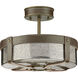 Point Dume™ Rockdance 4 Light 14 inch Aged Brass Semi-Flush Mount Ceiling Light, Jeffrey Alan Marks, Design Series