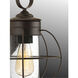 Haddon 1 Light 10 inch Antique Bronze Outdoor Flush Mount